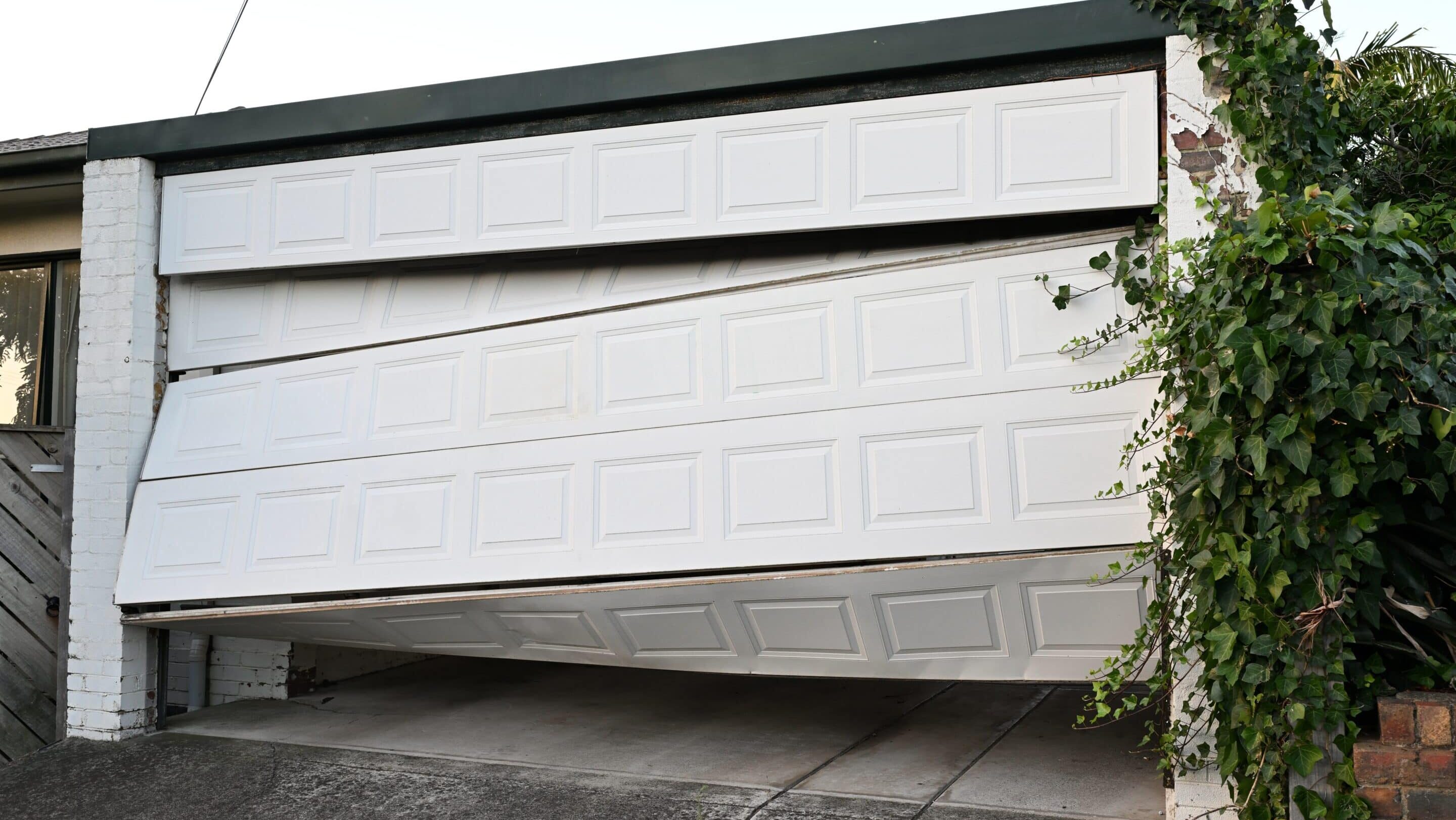 Damaged Garage Door