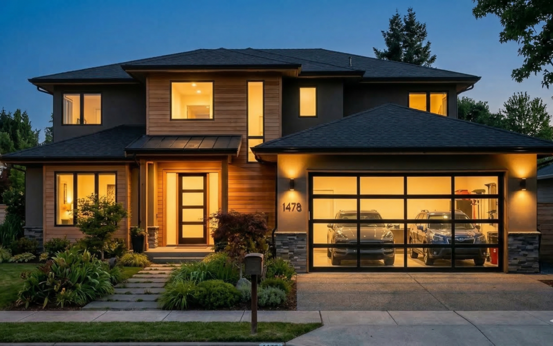 Custom Glass Garage Door